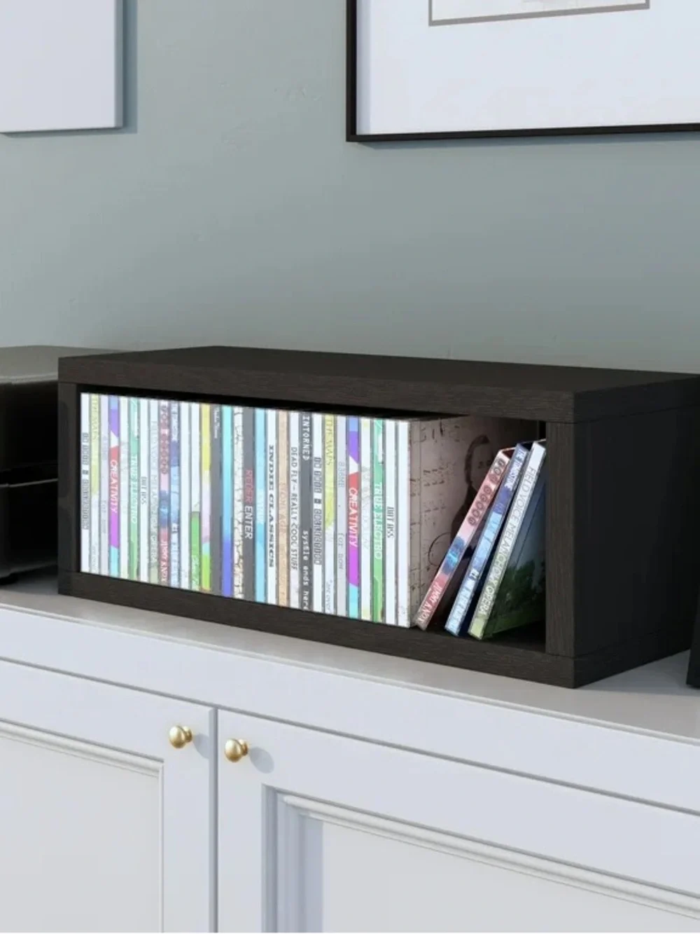 Wooden CD Shelf - New